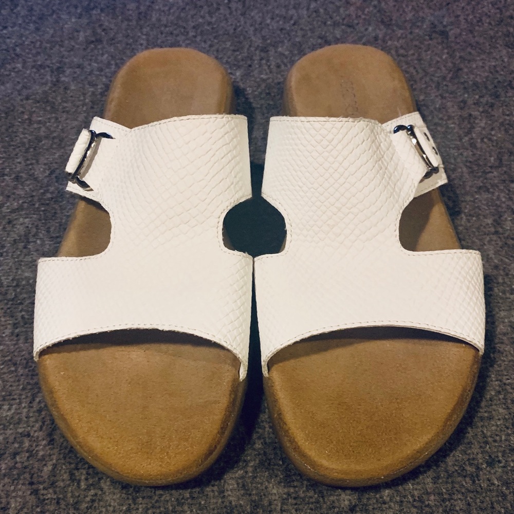 Aerosoles Ladies White Snake Sandals